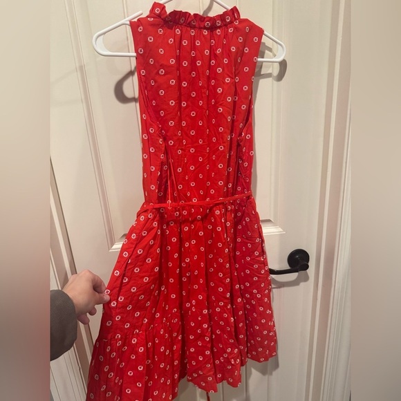 NEW Draper James Ruffle Neck Tiered Dress. - Picture 3 of 7